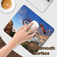 Tapis de souris personnalisé sublimation Tapis de souris Motocross Concevez votre propre logo Tapis de souris de jeu à sublimation vierge Grand tapis de souris