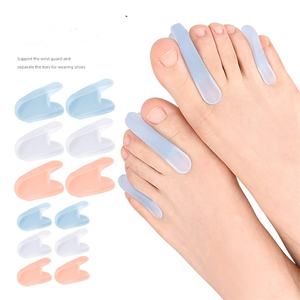 Bahan Sebs pemisah jari Ashaped pemisah spacer jempol Valgus korektor pemisah jari kaki kecil dan menghilangkan rasa sakit tumpang tindih korektor - Product Image 4