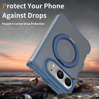 Nouvelle conception, support rotatif à 360 degrés, magnétique, anti-rayures, antichoc, coque pliable pour iPhone Duo, vente en gros