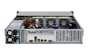 Chasis de servidor de almacenamiento Toploong 2U de 8 bahías con intercambio en caliente y 2 bahías para SSD de 2.5 pulgadas integradas, compatible con placas base E-ATX para computación en la nube. - Product Image 5