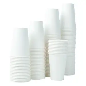 4/6/8/12/16/20oz disposable single wall paper cup hot/cold drink single/ripple/double wall coffee paper cup cold drink cup