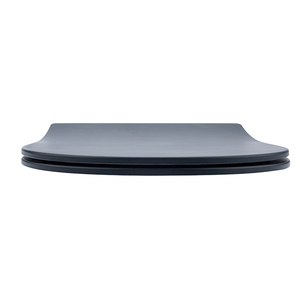 Vente en gros de siège de toilette en céramique, OEM, fermeture douce, mince, <span class=keywords><strong>gris</strong></span>, noir mat, urée, siège de toilette - Product Image 5