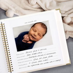 Baby Shower Darling libro de memoria Primer año diario álbum de recortes hito recuerdo para niña bebé memoria libro de invitados - Product Image 4