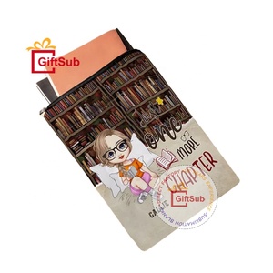 A5 boyutu özel Notebook kılıfı süblimasyon boş keten kitap kapakları kitap koruyucu fermuar ile yazdırılabilir DIY kitap kol