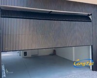 LONG TAI Eficiencia energética Automática Seccional Grano de madera Rejilla Puerta de garaje Villa Rejilla de aluminio Listones Puertas de garaje