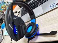 OEM ANC Oyun Kulaklığı, Mikrofonlu, IPX4 Su Geçirmez, Beyaz, Özel Logo, PC, PS4, PS5, Cep Telefonu için