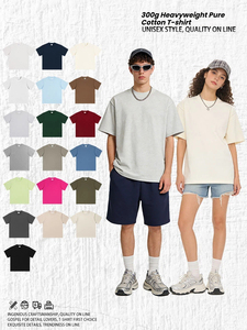 Camiseta Extra Grande de Nuevo Diseño, 100% Algodón, Unisex, Cuello Redondo, Hombros Caídos, Logotipo Personalizado Bordado e Impreso, Corte Holgado, Estilo Urbano - Product Image 2