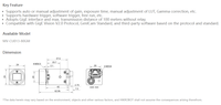 Caméra industrielle Hikrobot MV-CU013-80GM 1,3MP CMOS Mono GigE à obturateur global, caméra de vision industrielle à balayage de zone, 89,9 ips haute vitesse