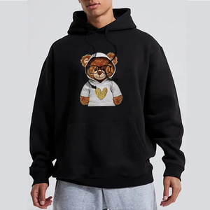 Logo Custom Sublimatie Hoodie - 100% Polyester Gebreid 415g Regular Fit Effen Heren Winter Ademend Ecologisch Hoodie - Product Image 2