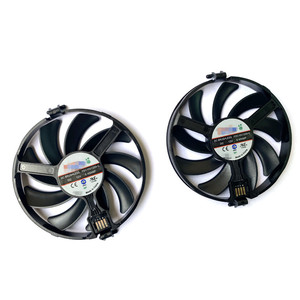 เปลี่ยนพัดลมระบายความร้อน FDC10U12S9-C สำหรับ XFX <span class=keywords><strong>AMD</strong></span> <span class=keywords><strong>Radeon</strong></span> RX 470 480 580 RX580 RX480 <span class=keywords><strong>RX470</strong></span> EDITION RX-480P85EAJ/7การ์ดจอสีแดงเข้ม - Product Image 3