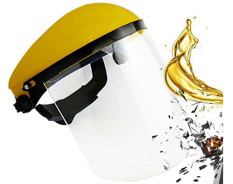 Transparent Polycarbonate Visor Face Shield Reusable