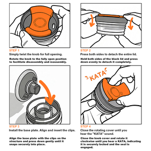 Gobelet isotherme de voyage en acier inoxydable à double paroi avec logo personnalisé, tasse à café isolée pour le camping avec couvercle amovible - Product Image 4