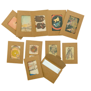 16 pz/pacco carte di nozze retrò animali regalo biglietto di <span class=keywords><strong>auguri</strong></span> per la festa del nuovo anno di <span class=keywords><strong>natale</strong></span> cartolina d'invito Vintage cartolina - Product Image 1