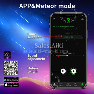 Plafond étoile à fibre optique Led Rgb galaxy Dynamic <span class=keywords><strong>Twinkle</strong></span> Starry Sky Room avec 0.75end Glow Pmma Shooting Star Light Source Kit - Product Image 4