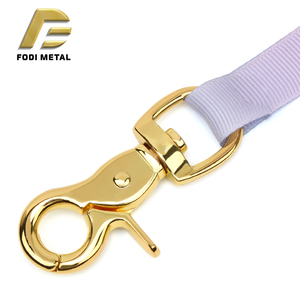 S1562 lusso personalizzato in oro chiaro zinco consente in metallo a molla girevole borsetta gancio a scatto per borsa accessori - Product Image 2