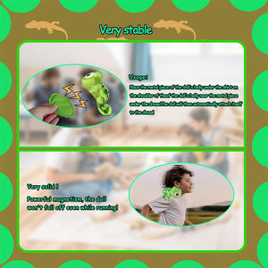 U986 Juguetes de <span class=keywords><strong>Peluche</strong></span> de Lagarto Adorables al por Mayor, Animales de <span class=keywords><strong>Peluche</strong></span> Camaleón, Regalos para Niños, Decoración de Habitación, <span class=keywords><strong>Peluche</strong></span> de Lagarto con Imán para el Hombro - Product Image 3