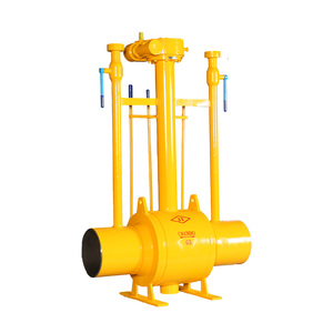 Balle à gaz soudée manuelle à double purge, personnalisée en usine, EN 2 pouces Classe 300 F51, pour l'industrie pharmaceutique - Product Image 4