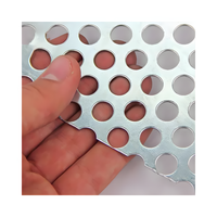 Treillis métallique perforé galvanisé à trou de 3mm