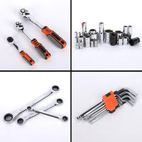 151 pièces d'outils à main CR-V pour la réparation automobile, jeu de douilles de 1/4 pouce, clé dynamométrique à cliquet, combo pour usage domestique, support OEM personnalisable