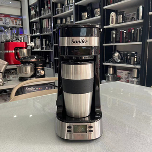 Sonifer SF-3566 Thiết Bị Gia Dụng Nhỏ Mới Máy Pha Cà Phê Nhỏ Giọt Điện Một Cốc Thông Minh Tự Động Hoàn Toàn Màn Hình LCD - Product Image 2