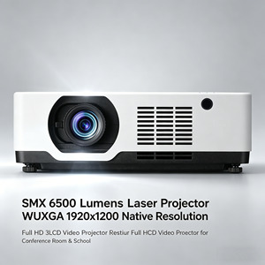 โปรเจคเตอร์เลเซอร์ SMX 6500 ลูเมนส์ ความละเอียดเนทีฟ WUXGA 1920x1200 โปรเจคเตอร์วิดีโอ Full HD 3LCD สำหรับห้องประชุมและโรงเรียน - Product Image 1