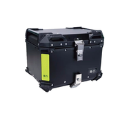 Boîte à bagages arrière pour moto 45L en alliage d'aluminium, coffre universel pour moto, rangement arrière, prix d'usine, livraison directe