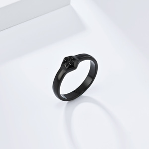 Fashionable, minimalist, unisex <b>titanium</b> steel <b>rings</b>/bracelets for men, women, and couples a high-end accessory popular across - Product Image 4