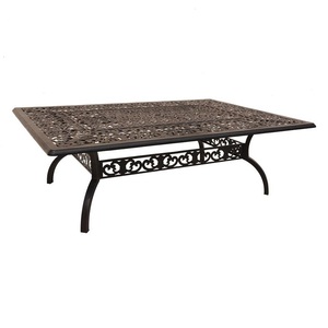 Ngoài Trời Vườn Đúc Nhôm Mở Rộng Bàn Ăn 10 Chỗ Ngồi Patio Bàn Ăn Đặt Ngoài Trời Hình Chữ Nhật Dài Bàn Ăn - Product Image 3