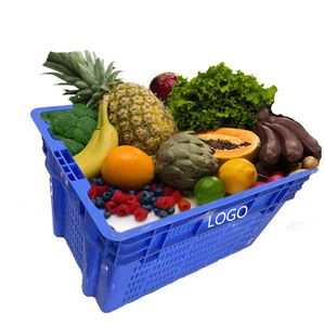 <span class=keywords><strong>Caisse</strong></span> en plastique empilable à Logo personnalisé, 600X400X315, boîtes à fruits, en plastique, avec couleurs meuble - Product Image 6