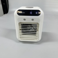 Ventilateur Rafraîchissant et Humidificateur 3-en-1 à Double Jet, en ABS, Léger et Sûr, Climatiseur Économe en Énergie pour Voiture et Garage
