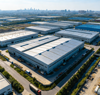 Entrepôt préfabriqué en structure métallique durable et économique de grande taille en Chine, bâtiment préfabriqué en structure métallique