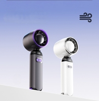 Ventilateur portable USB sans pales, mini ventilateur de bureau électrique, puissant flux d'air à grande vitesse, ventilateur à main en plastique ABS