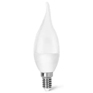 Lampadina LED E14 6W in Vetro Soffiato, Efficiente e Decorativa; Ideale per Illuminazione Ambientale e Risparmio Energetico. - Product Image 1