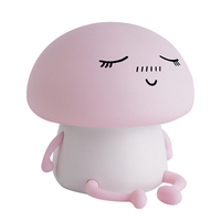 Lampe LED en Silicone en forme de champignon, joli, tactile, veilleuse, lumière de nuit, sensible à la lampe de bureau pour bébé, pour enfant
