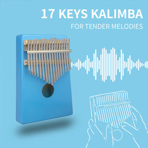 Taomi mijia — Piano à doigts de 17 touches en bois massif, panneau simple, <span class=keywords><strong>Kalimba</strong></span>, tons C - Product Image 3