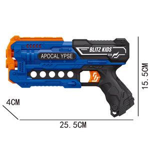 Estilo automático para pistola <span class=keywords><strong>de</strong></span> juguete Juego <span class=keywords><strong>de</strong></span> tiro continuo con balas blandas para niños Hecho <span class=keywords><strong>de</strong></span> pistola <span class=keywords><strong>de</strong></span> juguete <span class=keywords><strong>de</strong></span> dardo <span class=keywords><strong>de</strong></span> espuma suave - Product Image 4