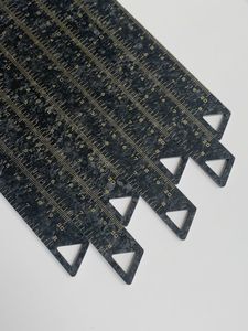 Règles en fibre de carbone forgées découpées sur mesure par CNC 20 cm 16 cm - Product Image 2