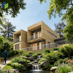 Casa Prefabricada de Acero Ligero, Villa de 2 Dormitorios con Baño, Moderna y Lujosa, Estructura Modular LGS - Product Image 1