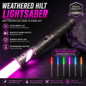 [Classé 2ème] Sabre laser version vieillie, livraison directe, vente en gros, Proffie <span class=keywords><strong>GHV</strong></span>, changement de couleur, pièces de poignée DIY, jouet, cadeau cosplay - Product Image 1