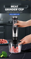 Ensemble de mixeur moderne de 2000 W avec une tige d'agitation amovible en acier inoxydable 304 et un ensemble complet d'accessoires de mixage