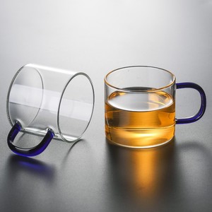 56H all'ingrosso di vetro di alta borosilicato colorato <span class=keywords><strong>tazze</strong></span> <span class=keywords><strong>da</strong></span> tè con maniglie per uso domestico resistente alle alte temperature - Product Image 6