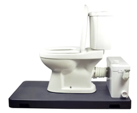 Broyeur sanitaire de luxe de style occidental pour toilettes, pompe de broyage WC