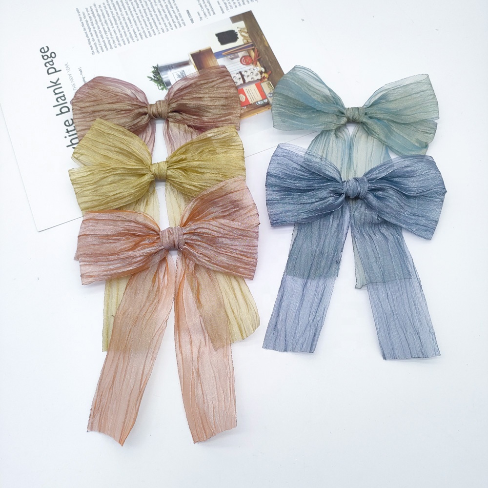 Wholesale Luxury Solid Chiffon Butterfly Bow Adhesive Tape Gift Bag Boxes Packaging Gift Wrapping Exquisite Christmas Fashion