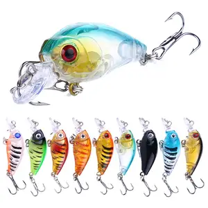 4.5CM/4G Topwater मिनी मछली पकड़ने सनकी लालच चारा के लिए खाली छोटे Crankbait मछली पकड़ने Lures बास ट्राउट छोटी मछली कृत्रिम हार्ड फँसाना चाहे