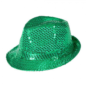 Sequin Irish Cowboy Fedora Chapeaux Chapeaux de fête de vacances Chapeaux de haute qualité Sequin Jazz Top Hats - Product Image 3