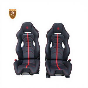 Garnitures intérieures de voiture Siège baquet de luxe réglable en cuir de fibre de carbone pour Ferrari 458 Speciale 488 Sport Racing Seat - Product Image 1