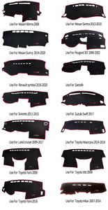 Nouveau Design anti-dérapant voiture tableau de bord tapis couverture Stable protéger tableau de bord tapis pour Toyota Yaris <span class=keywords><strong>2008</strong></span> - Product Image 6