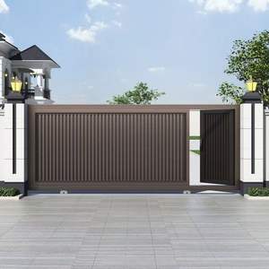 Porte de <span class=keywords><strong>garage</strong></span> automatique enroulable en alliage d'aluminium de haute qualité, style moderne, résistante au vent, pour usage agricole et résidentiel - Product Image 4