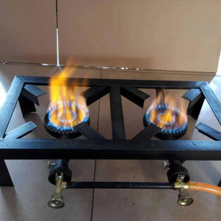 2 queimadores de fogão a gás de vidro embutido, economia de energia