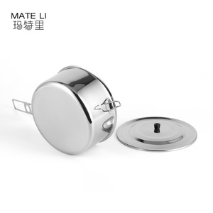 600ml du lịch nấu ăn nồi Xách Tay Đồ nấu nướng cắm trại nấu ăn đồ dùng nồi siêu nhẹ nấu nồi - Product Image 4